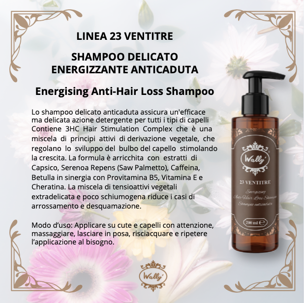Shampoo Delicato Energizzante Anticaduta