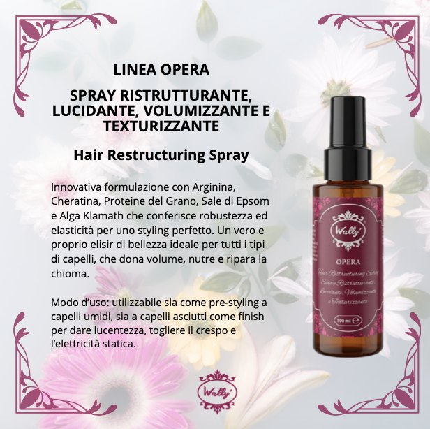 Spray Ristrutturante, Lucidante, Volumizzante e Texturizzante